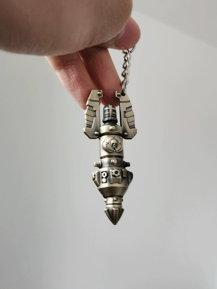 Thunderfall Drop Beacon – Warhammer 40K Inspired Prop / Keychain
