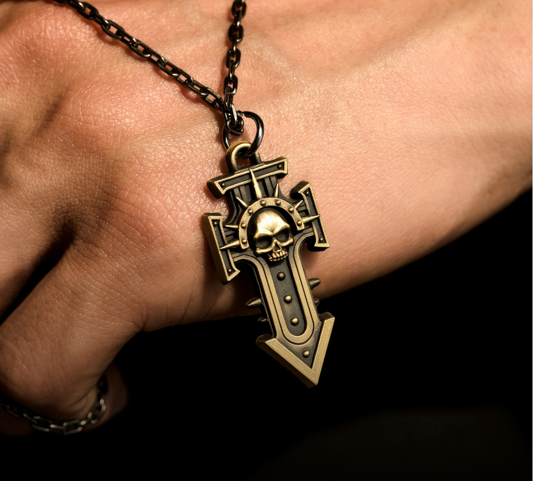 Unyielding Expedition Pendant - Warhammer 40K Inspired