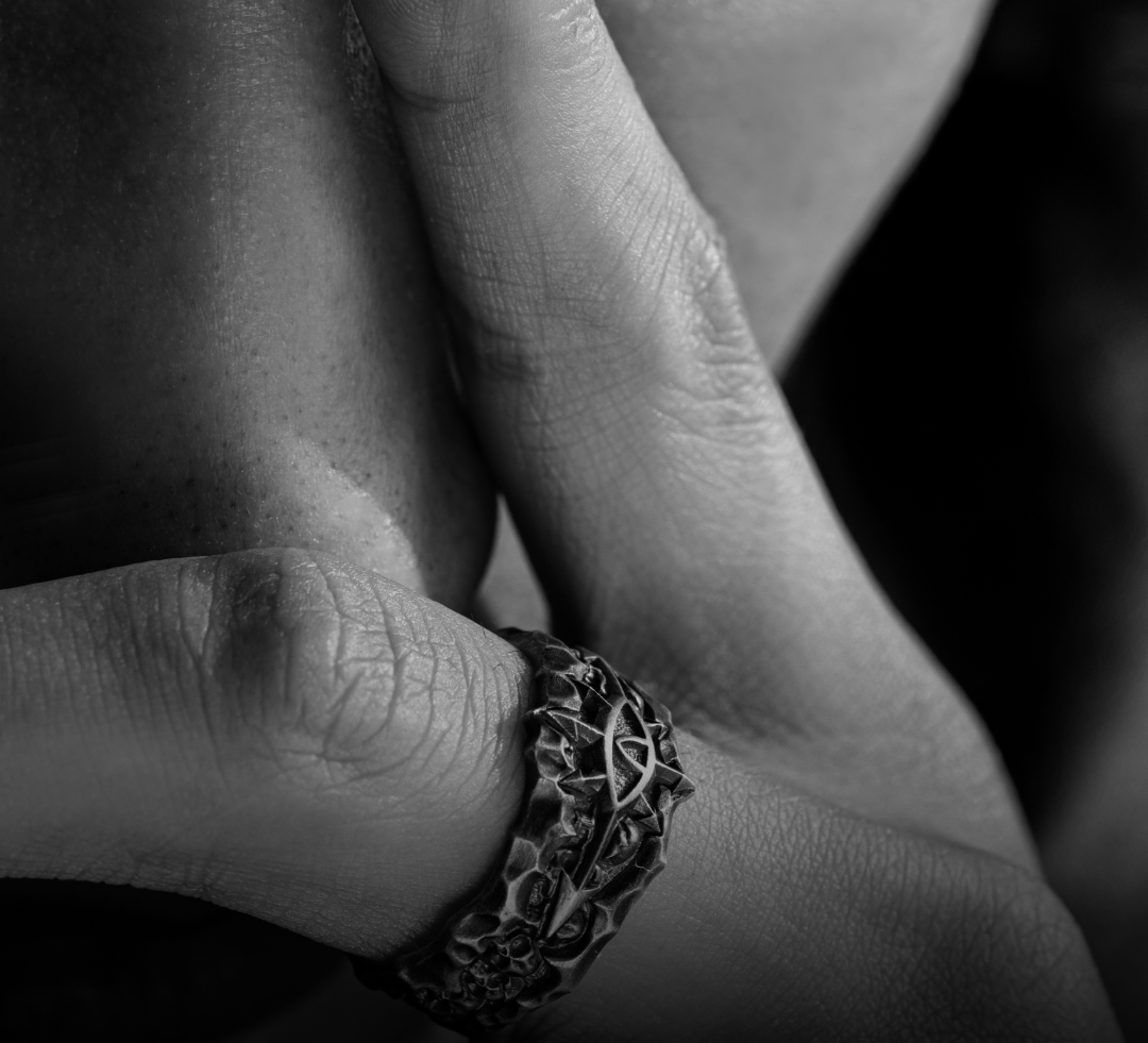 Black Templars Crusade Ring - Warhammer 40K Inspired