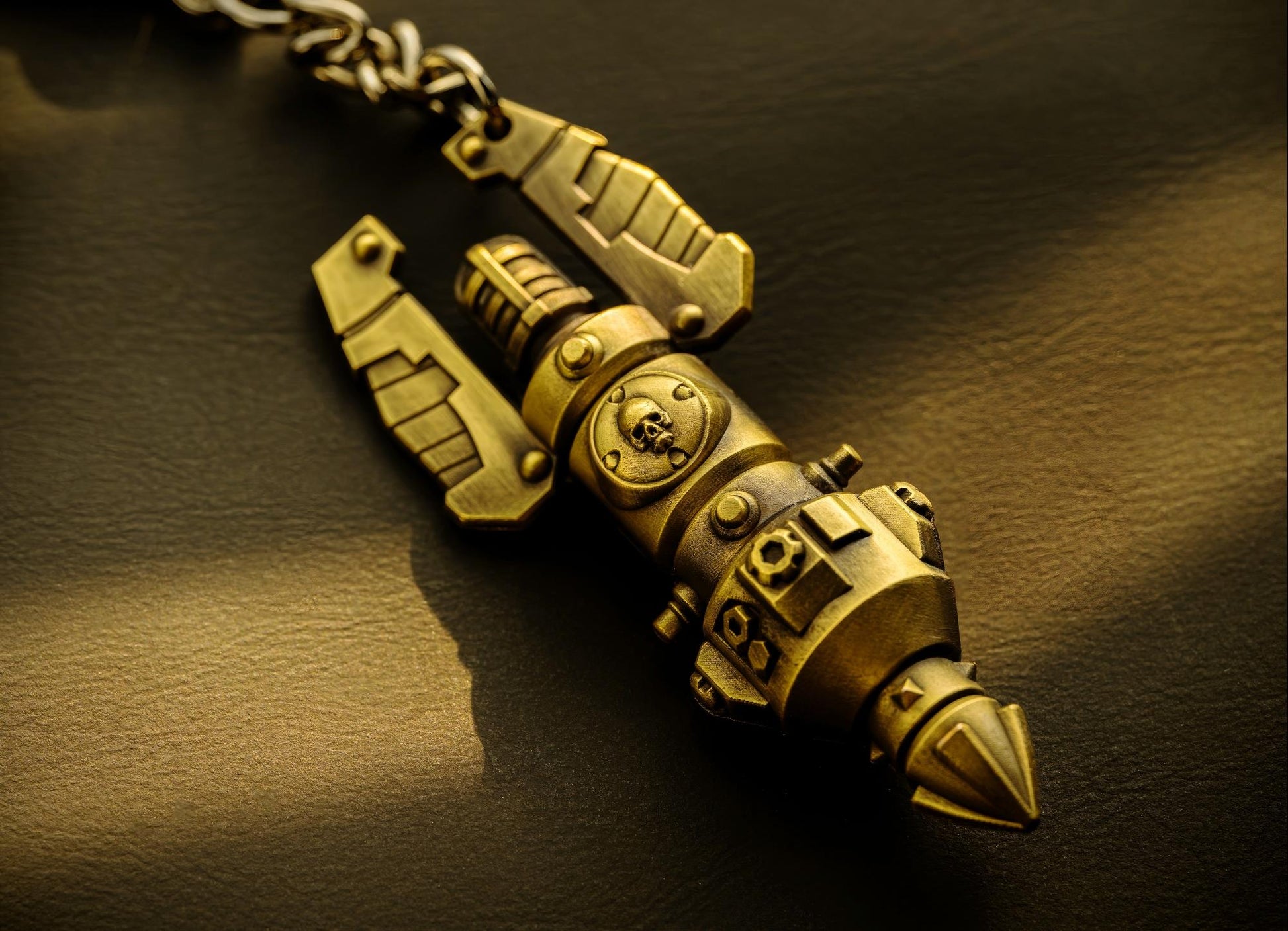 Thunderfall Drop Beacon – Warhammer 40K Inspired Prop / Keychain