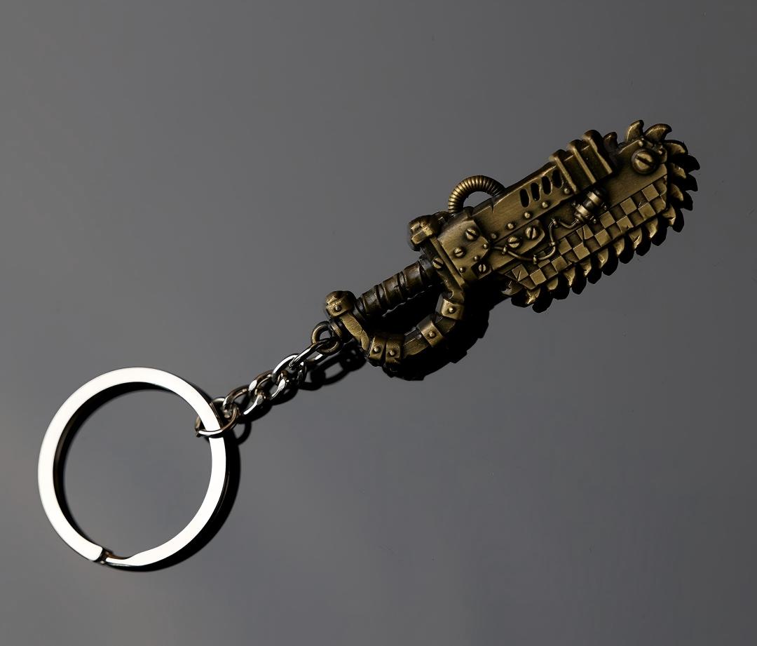 Chainsword Keychain - Warhammer 40K Inspired