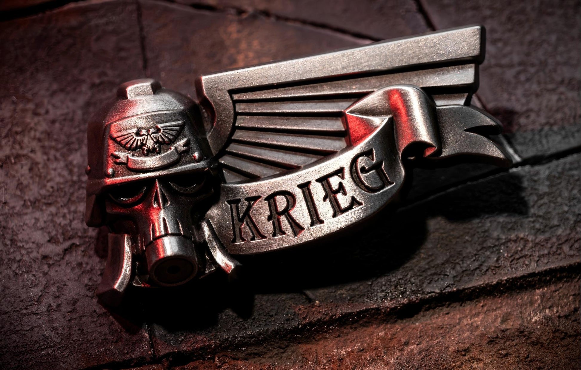 Death Korps of Krieg Emblem Badge – Warhammer 40K Inspired