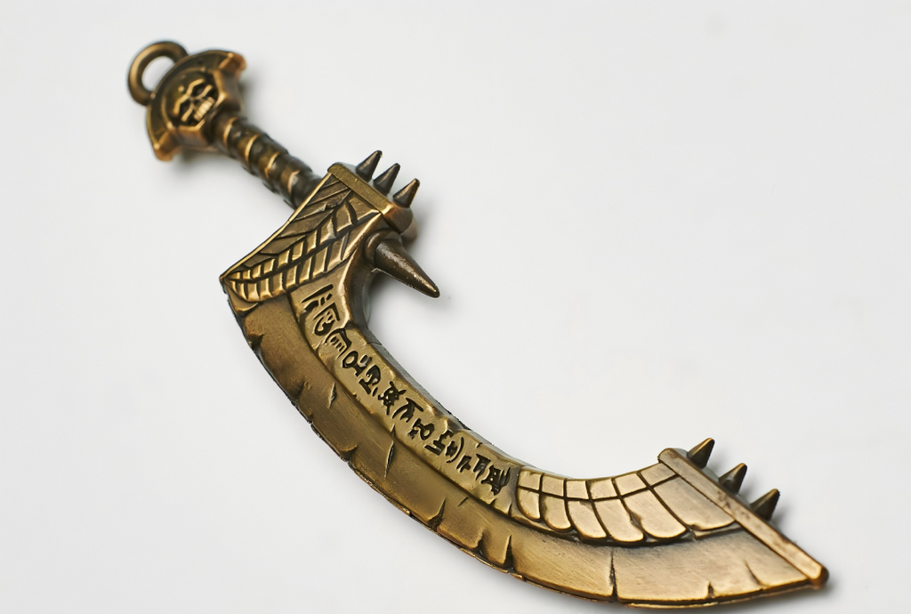 Nehekhara Scimitar Keychain – Warhammer-Inspired