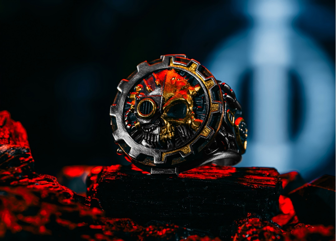 Omnissiah Ring – Praise the Divine Cog