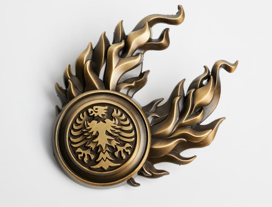 Twin-Tailed Comet Brooch – A Warhammer-Inspired Herald of Doom and Divinity