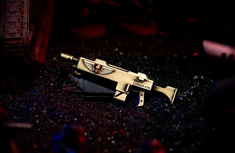 Laser Gun Keychain - Warhammer 40K Inspired