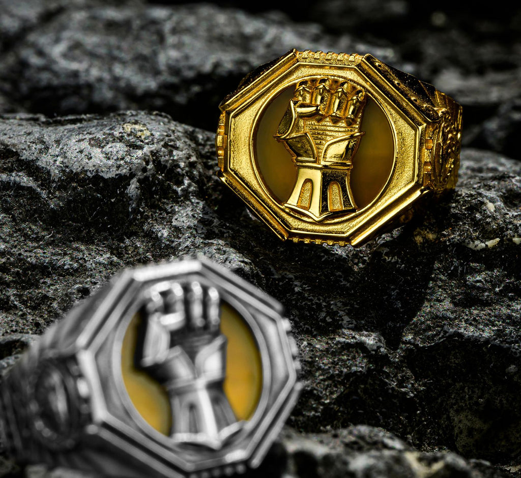 Imperial Fists Ring - Warhammer 40K Inspired