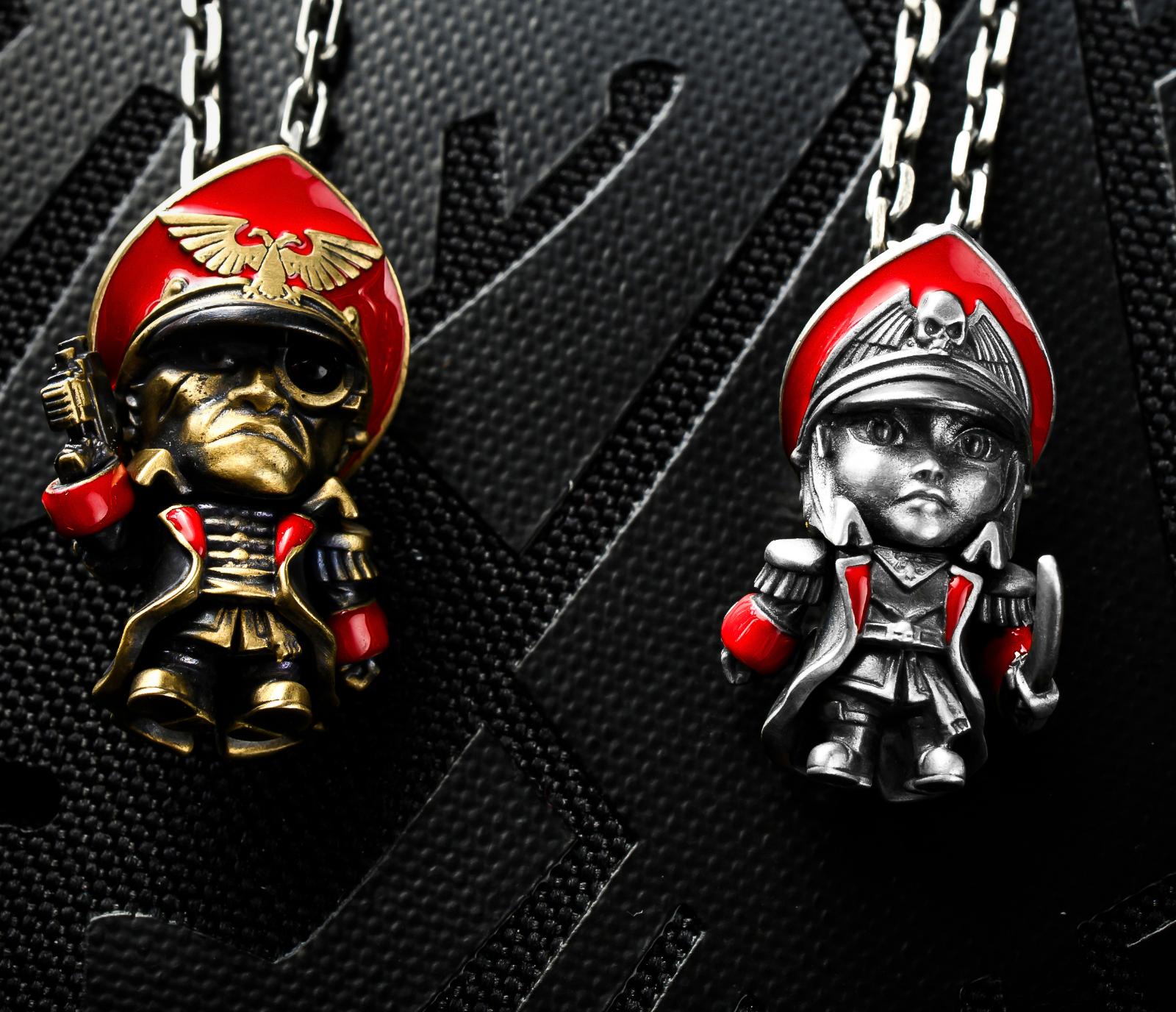 Pocket Commissar – Warhammer 40K Inspired Miniature Charm