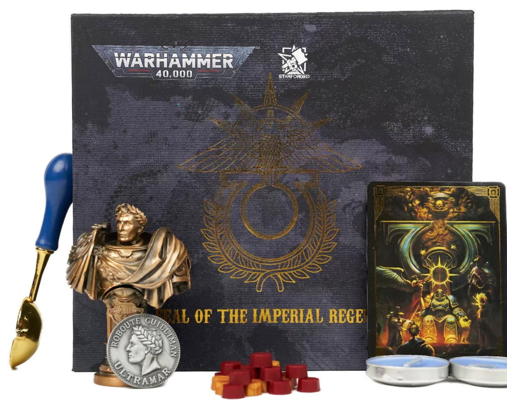 Roboute Guilliman Bust Wax Seal - Warhammer 40K Inspired