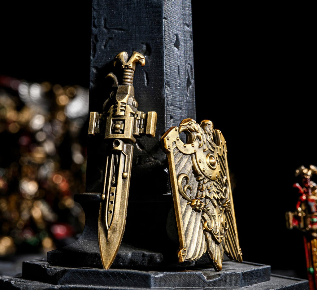 Imperial Guard Weapon Keychain - Warhammer 40K Inspired