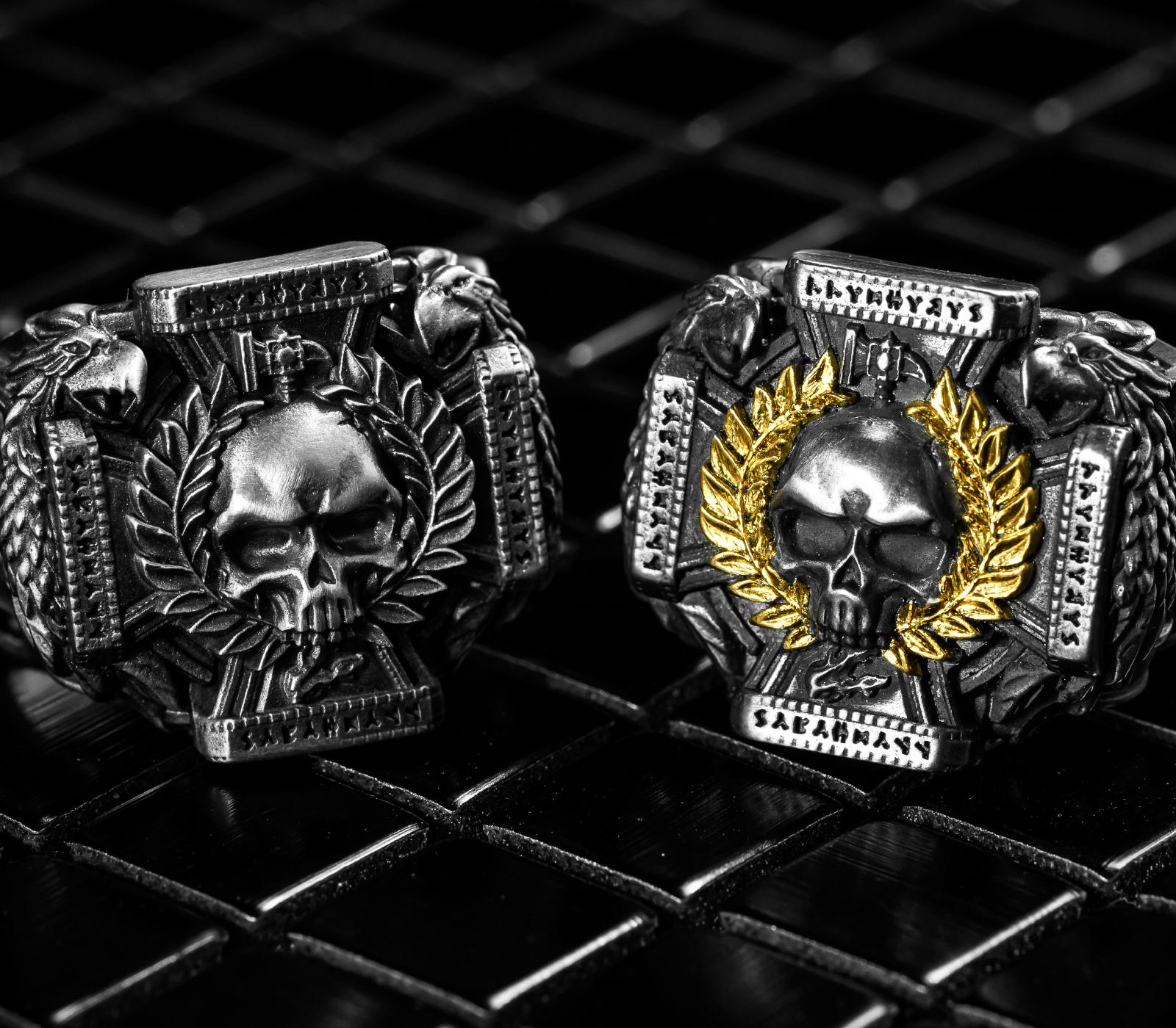 Imperial Cross Ring - Warhammer 40K Inspired