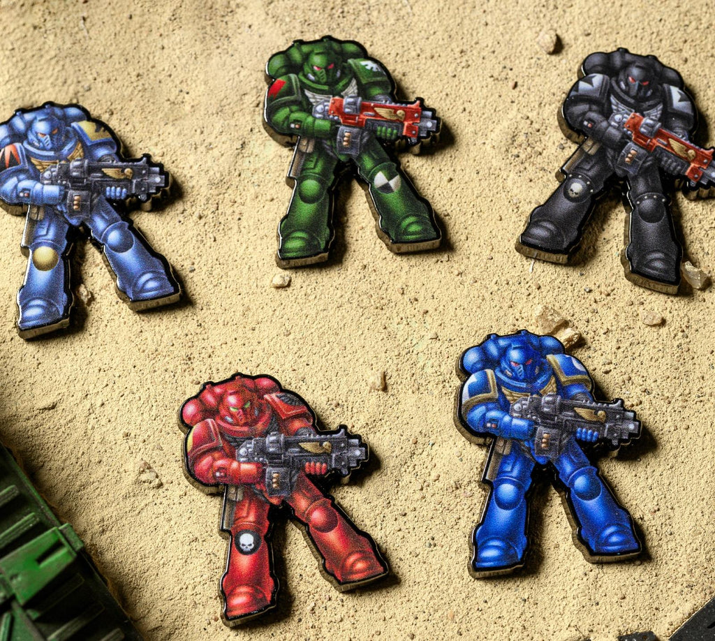 Warhammer 40K Primaris Space Marines PSM Chapter Pin Badge Refrigerator Magnet
