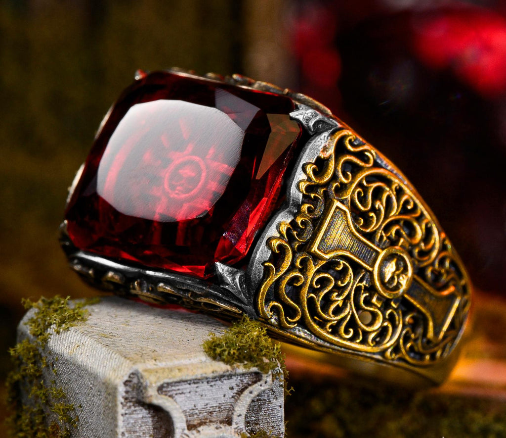 Inquisitorial Signet Ring – Warhammer-Inspired Judgment Ring of the Imperium