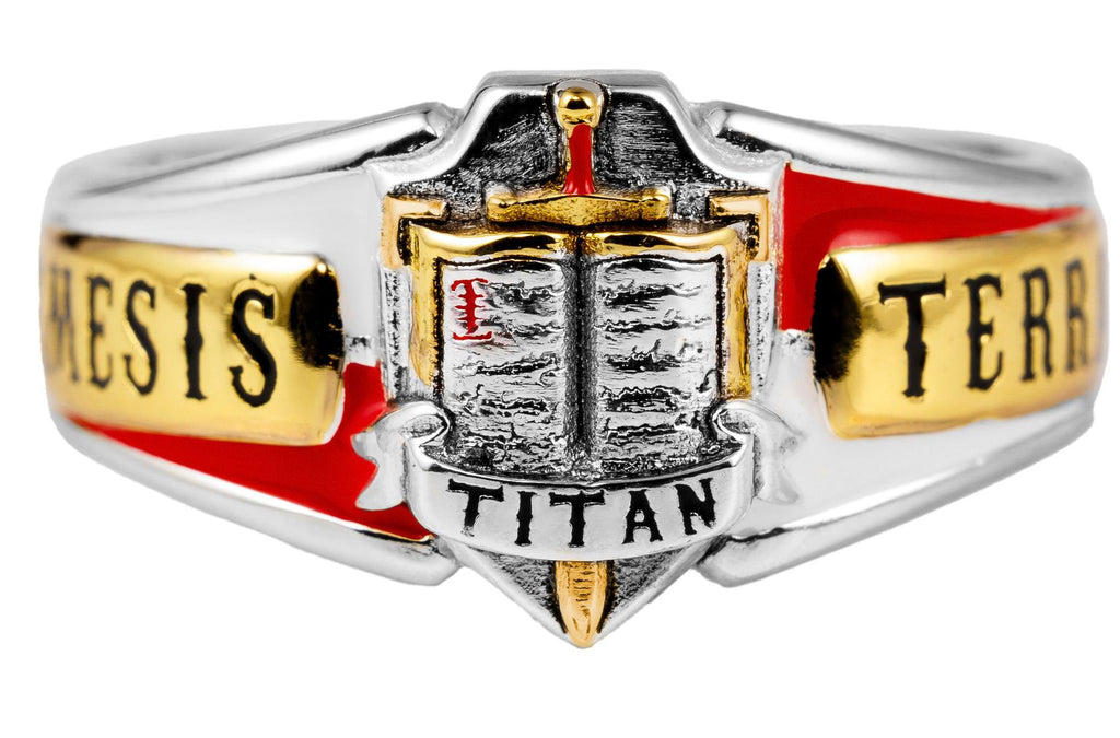 Grey Knights Templar Ring - Warhammer 40K Inspired