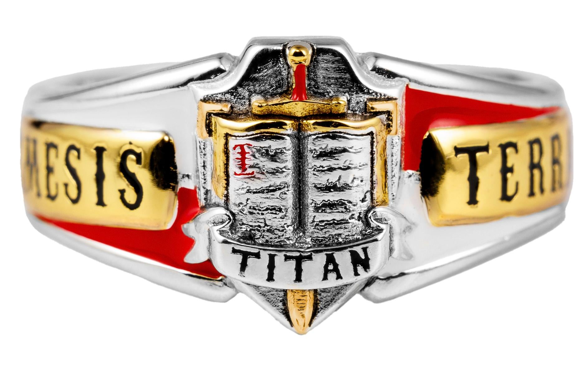 Grey Knights Templar Ring - Warhammer 40K Inspired