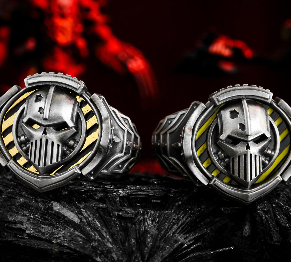 Perturabo Signet Ring – Tribute to the Primarch of Iron Warriors