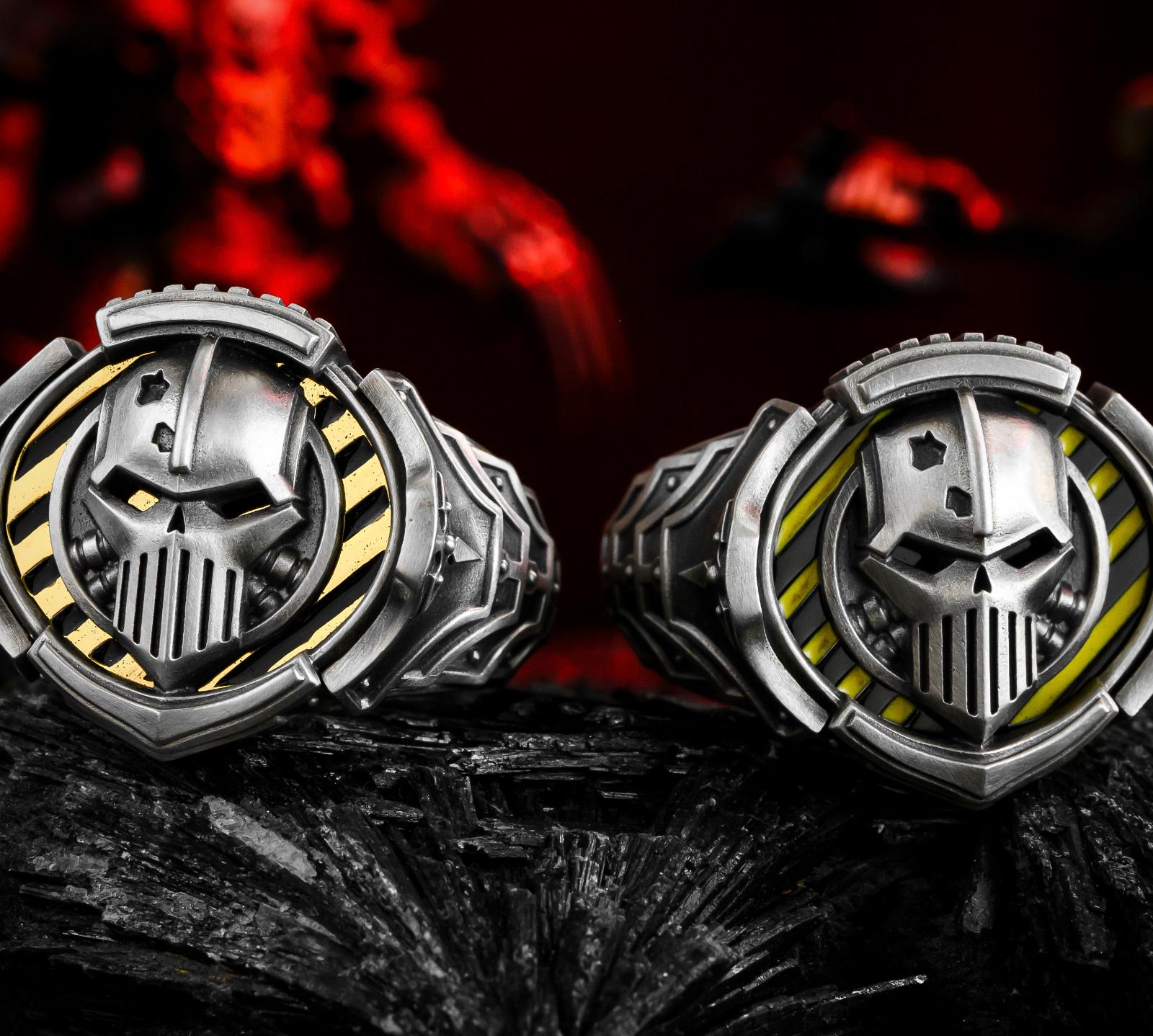 Perturabo Signet Ring – Tribute to the Primarch of Iron Warriors