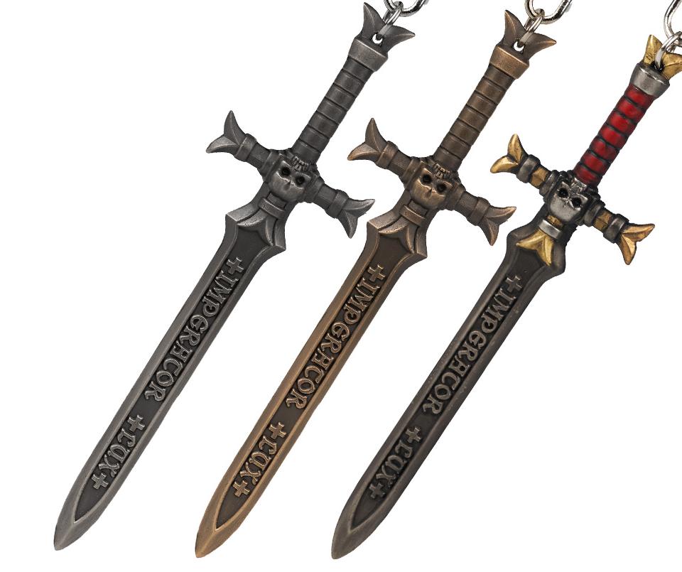 Black Sword Keychain - Warhammer 40K Inspired