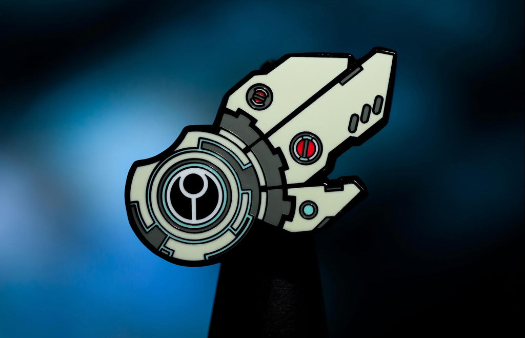 Power Shield Brooch – Warhammer 40K Inspired