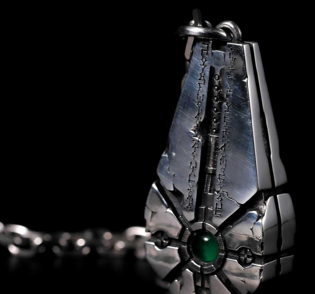 Dominion Monolith Pendant – Engraved in Silent Supremacy