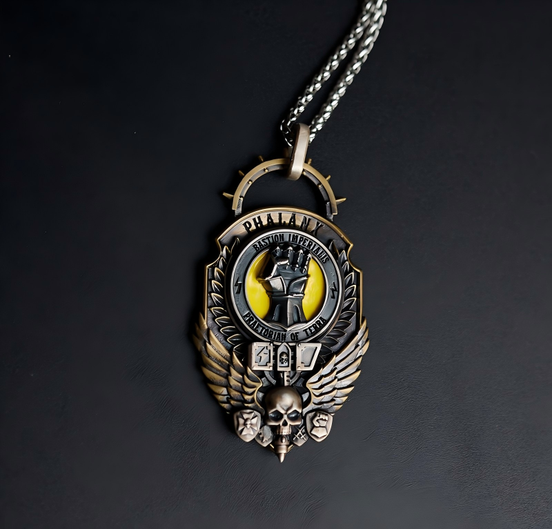 Warhammer Pendant – Hammer of Judgment, Icon of the Emperor