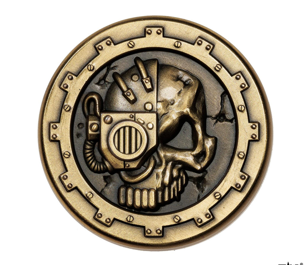 Omnissiah Slap Coin – Warhammer 40K Tech-Priest Inspired