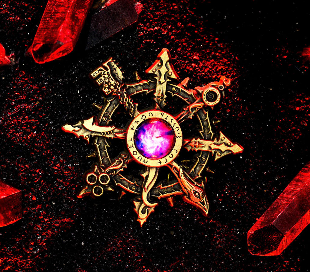 Warp Rift Brooch – Warhammer 40K Inspired