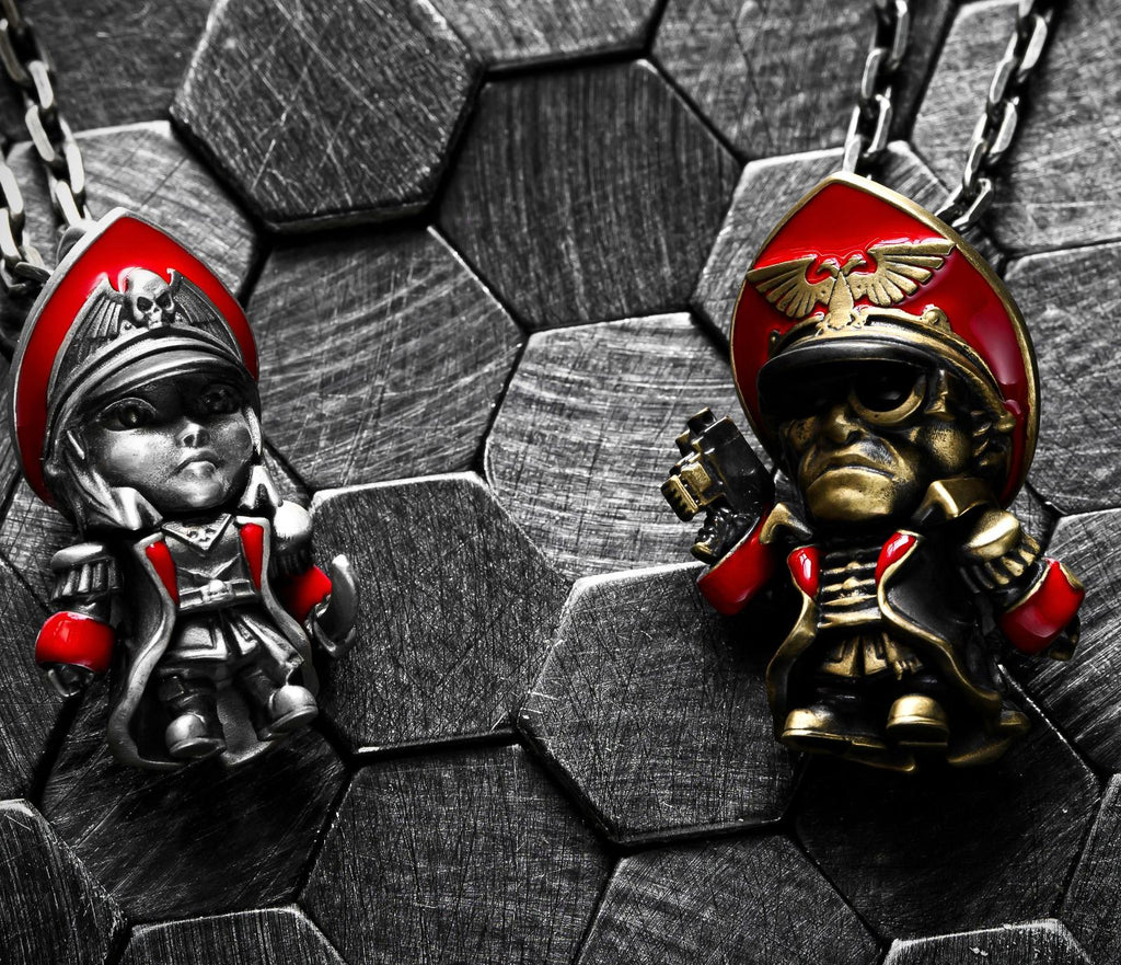 Pocket Commissar – Warhammer 40K Inspired Miniature Charm
