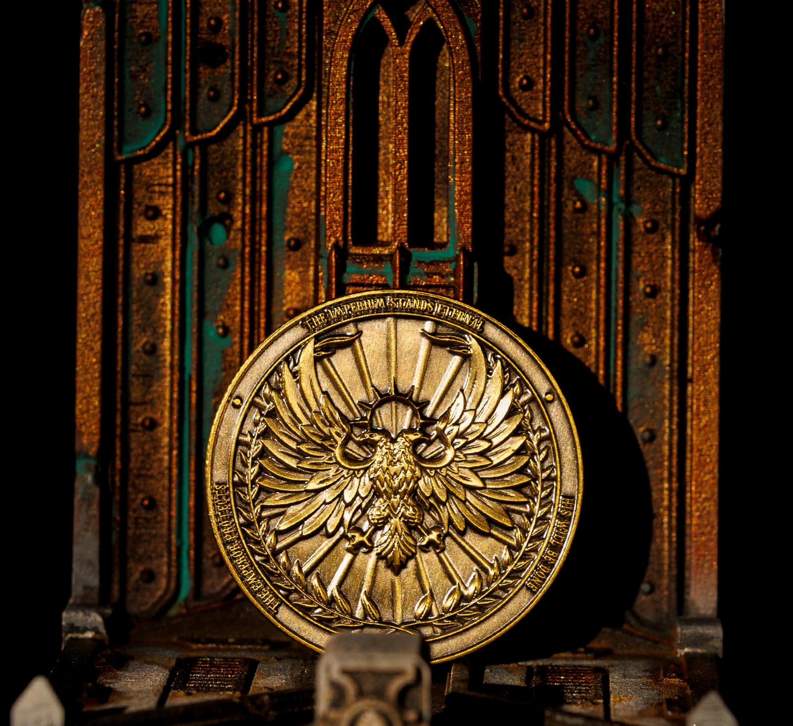 Imperial Aquila Badge - Warhammer 40K Inspired