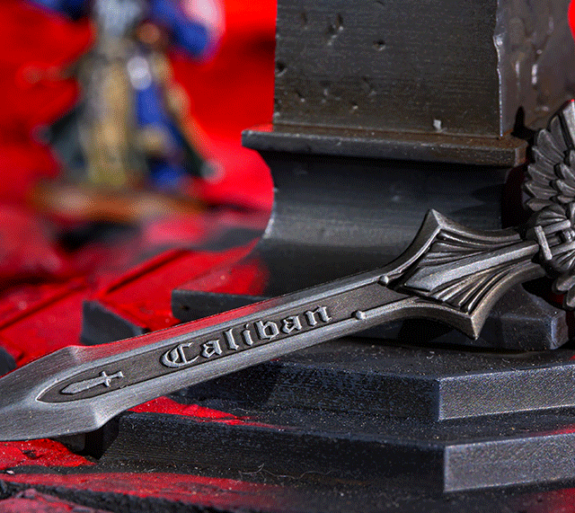 Sword of Caliban Keychain – Warhammer 40K Inspired