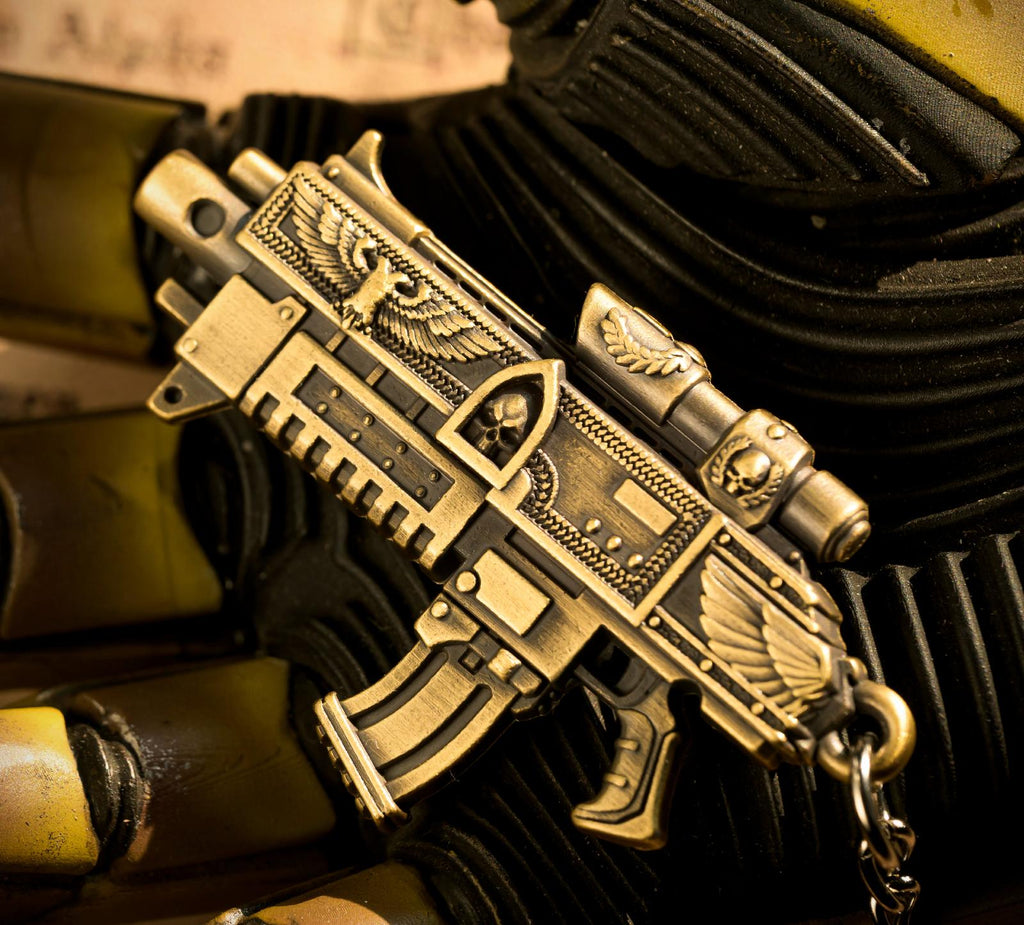 Boltgun Necklace - Warhammer 40K Inspired