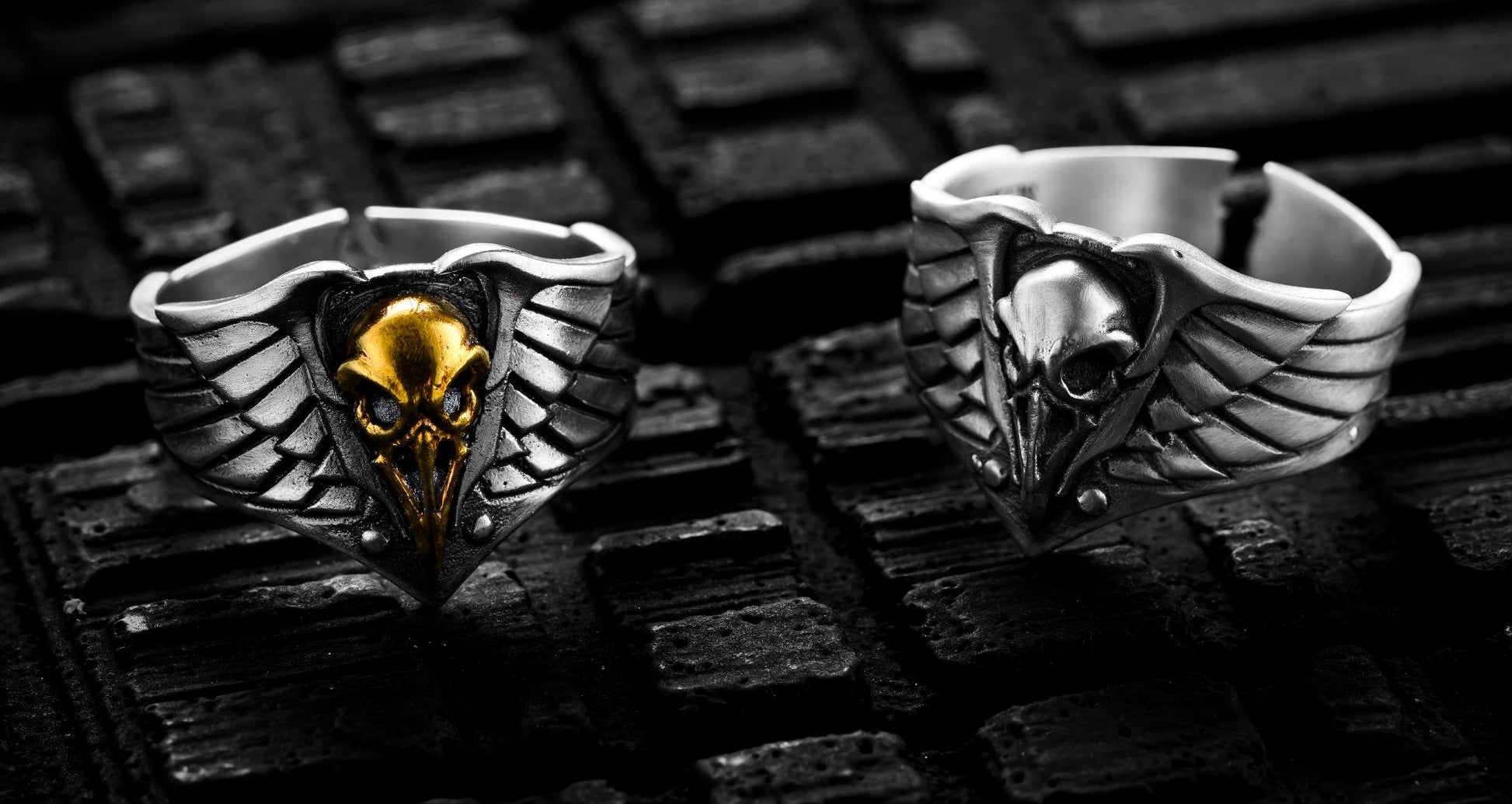 Raven Guard Ring - Warhammer 40K Inspired