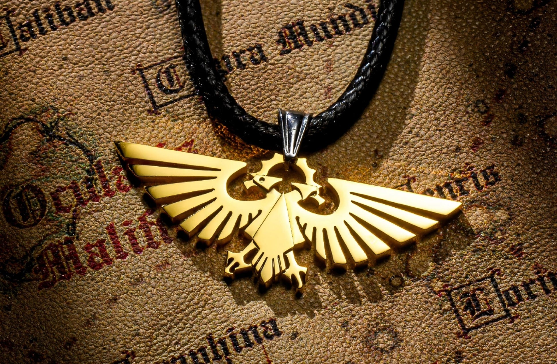 Imperial Aquila Necklace - Warhammer 40K Inspired