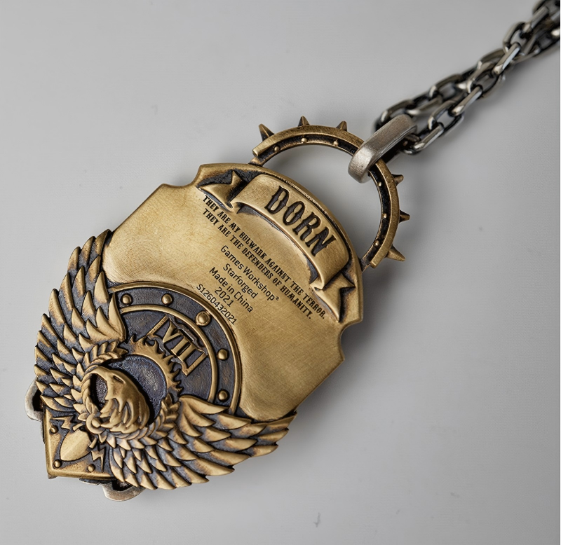 Warhammer Pendant – Hammer of Judgment, Icon of the Emperor