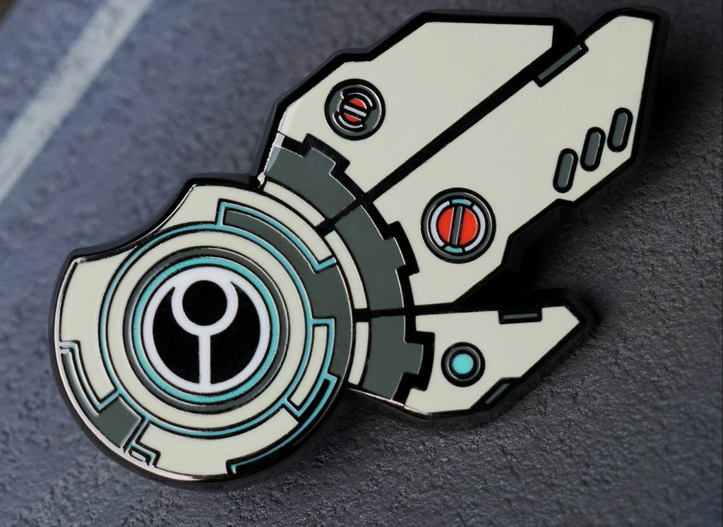 Power Shield Brooch – Warhammer 40K Inspired