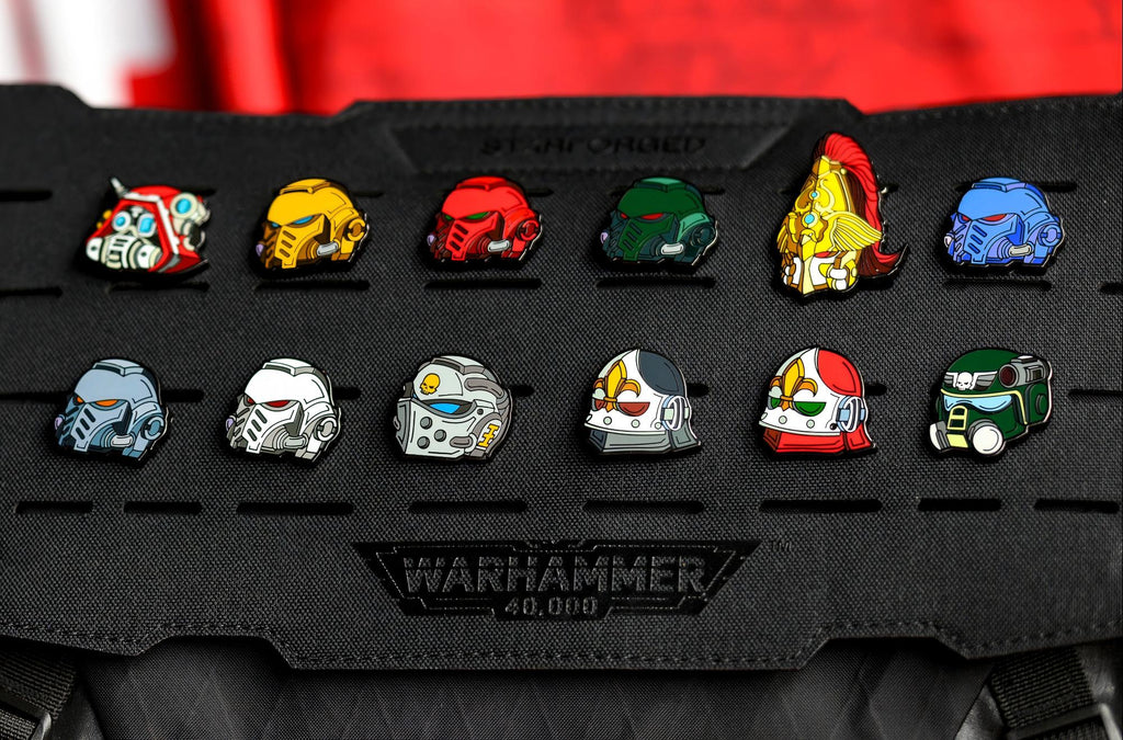 Imperial Armed Forces Helmet Badge - Warhammer 40K Inspired