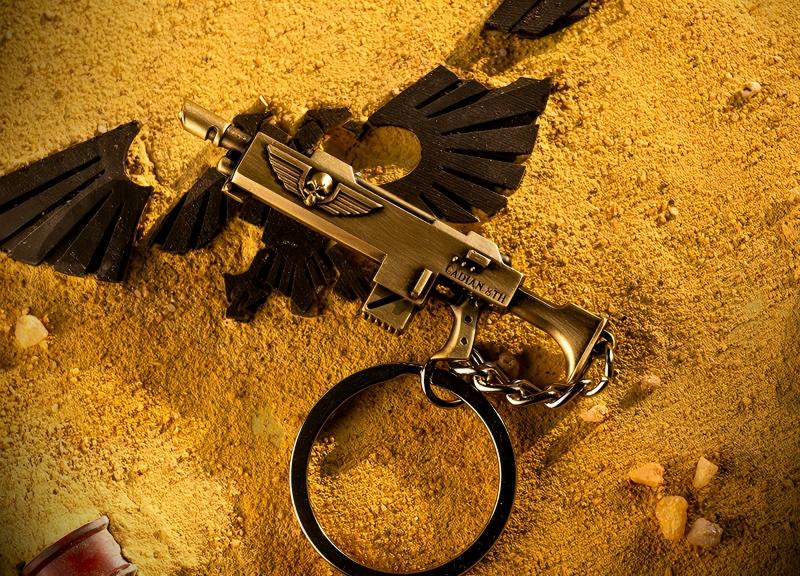 Laser Gun Keychain - Warhammer 40K Inspired