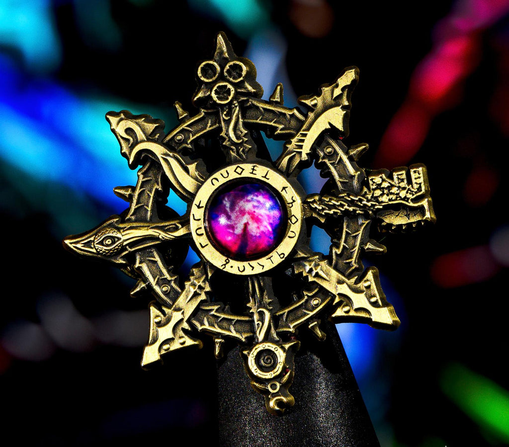 Warp Rift Brooch – Warhammer 40K Inspired