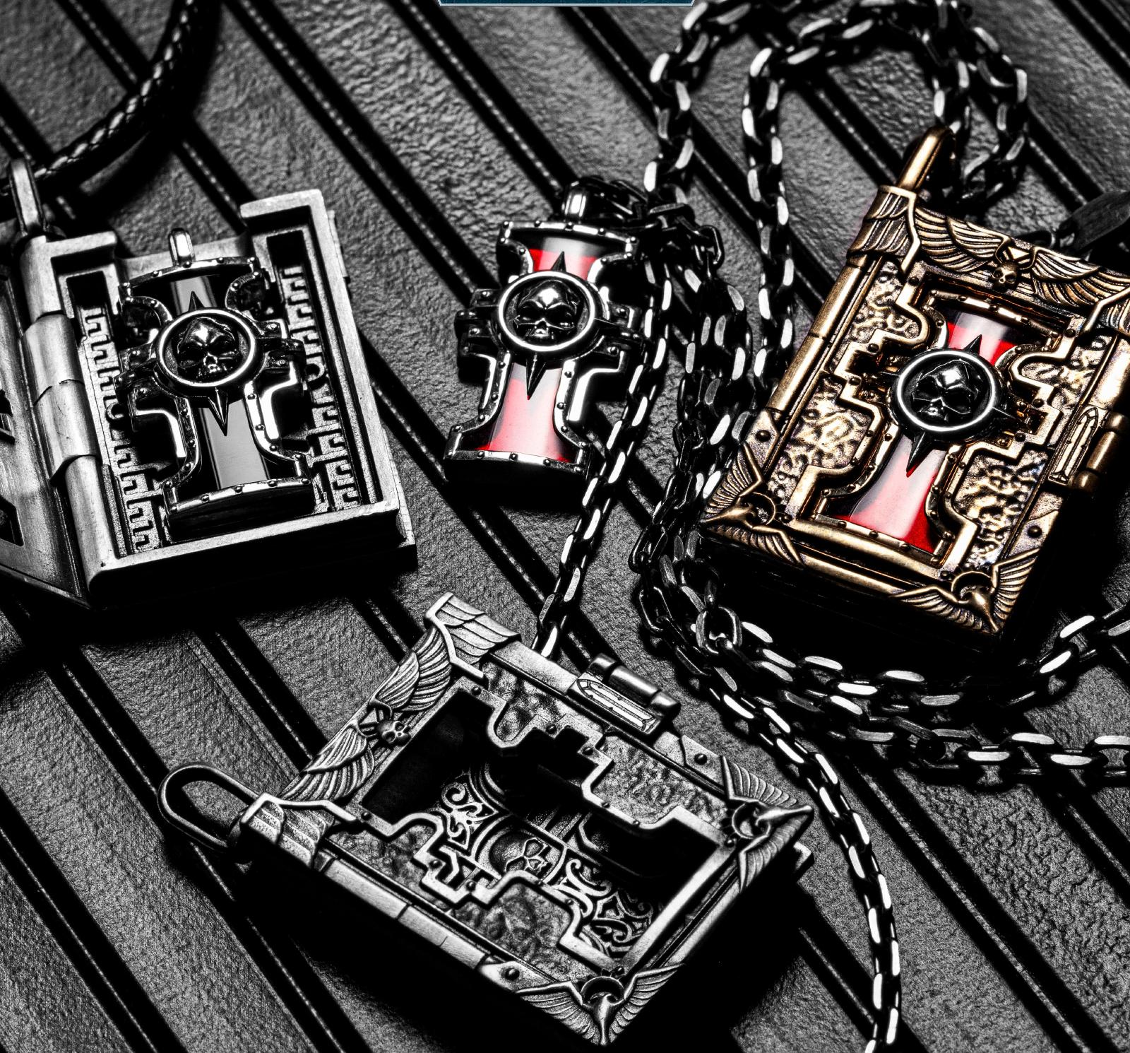 Lexicon of the Sanctified Scribe – A Warhammer-Inspired Pendant of Divine Lore