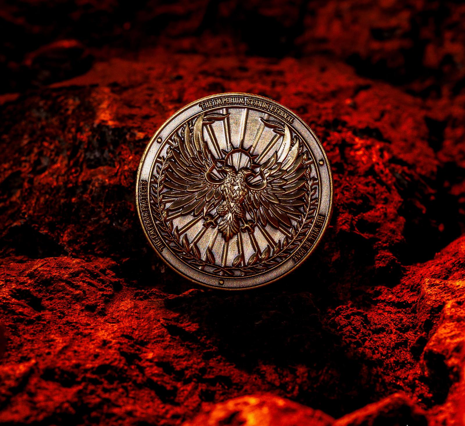 Imperial Aquila Badge - Warhammer 40K Inspired