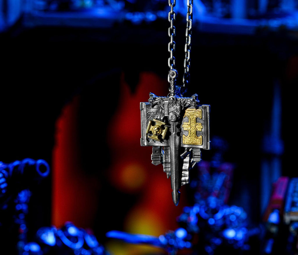 Grey Knights Codex Pendant - Warhammer 40K Inspired