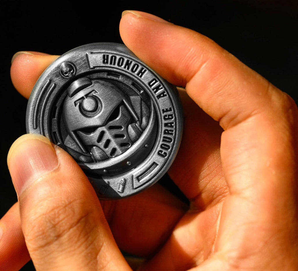 Primaris Space Marines Challenge Coin - Warhammer 40K Inspired