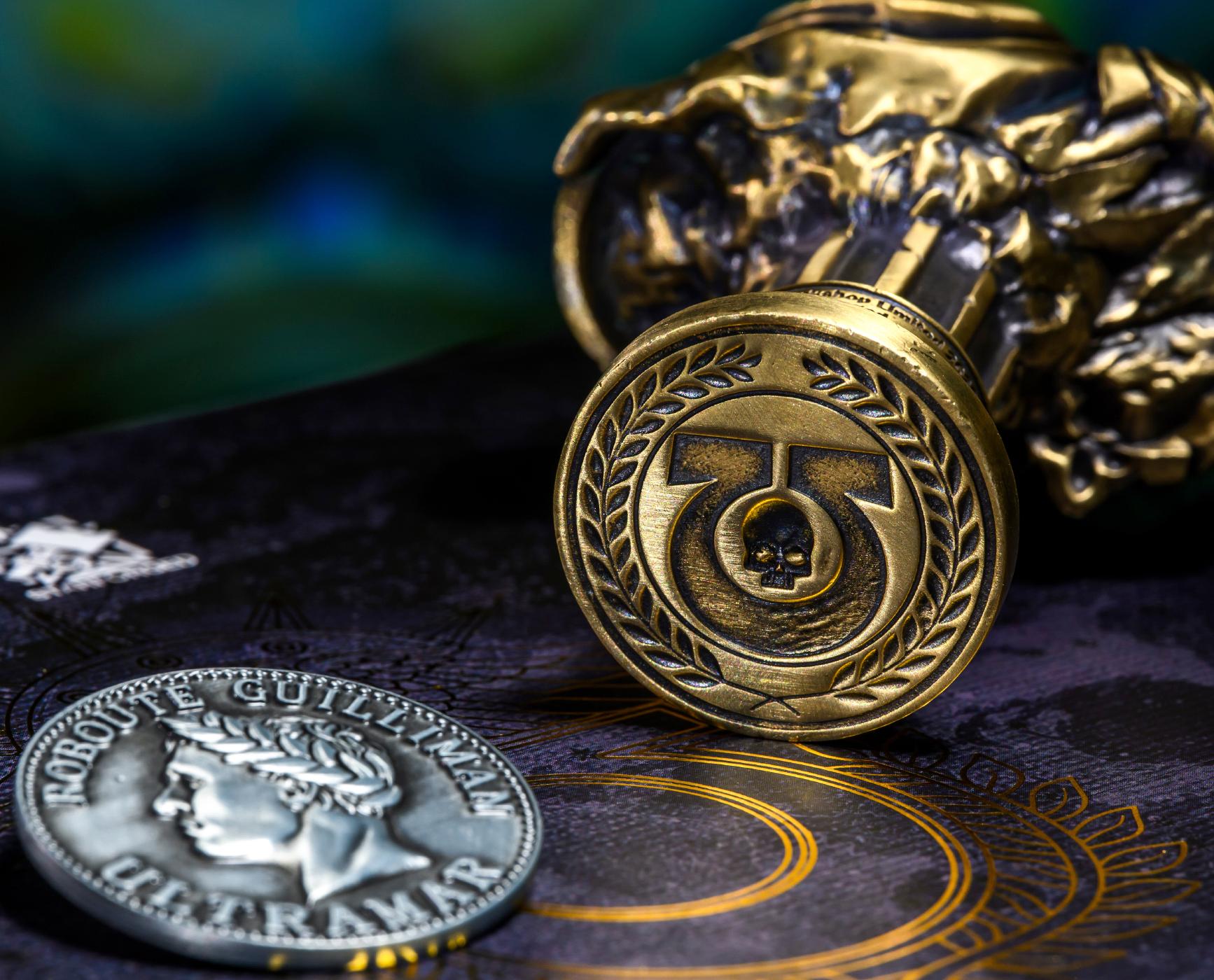 Roboute Guilliman Bust Wax Seal - Warhammer 40K Inspired