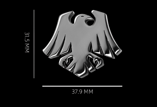 Raven Guard Brooch - Warhammer 40K Inspired