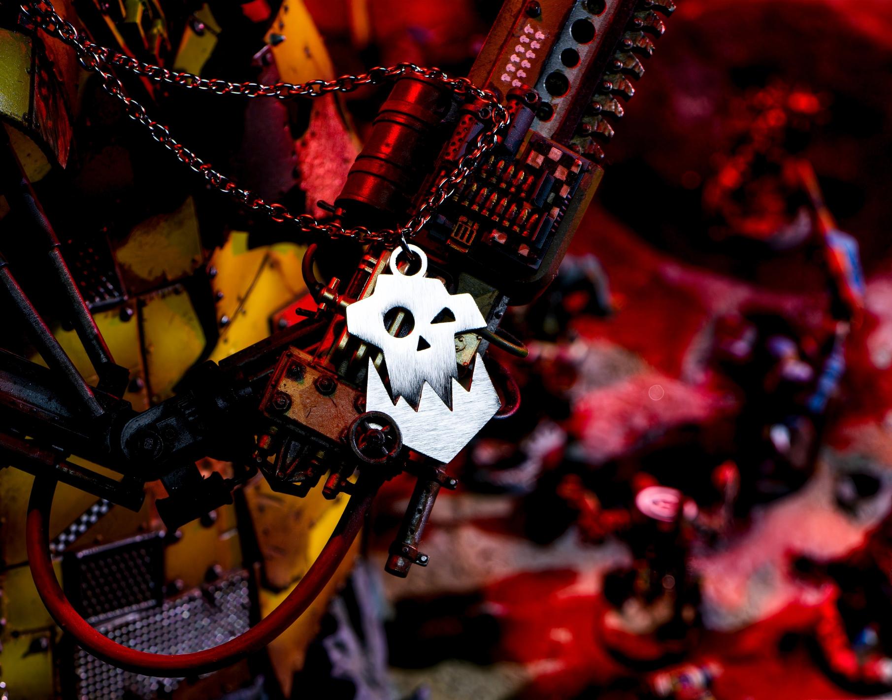 Ork Faction Glyph Necklace – A Warhammer-Inspired WAAAGH! Totem