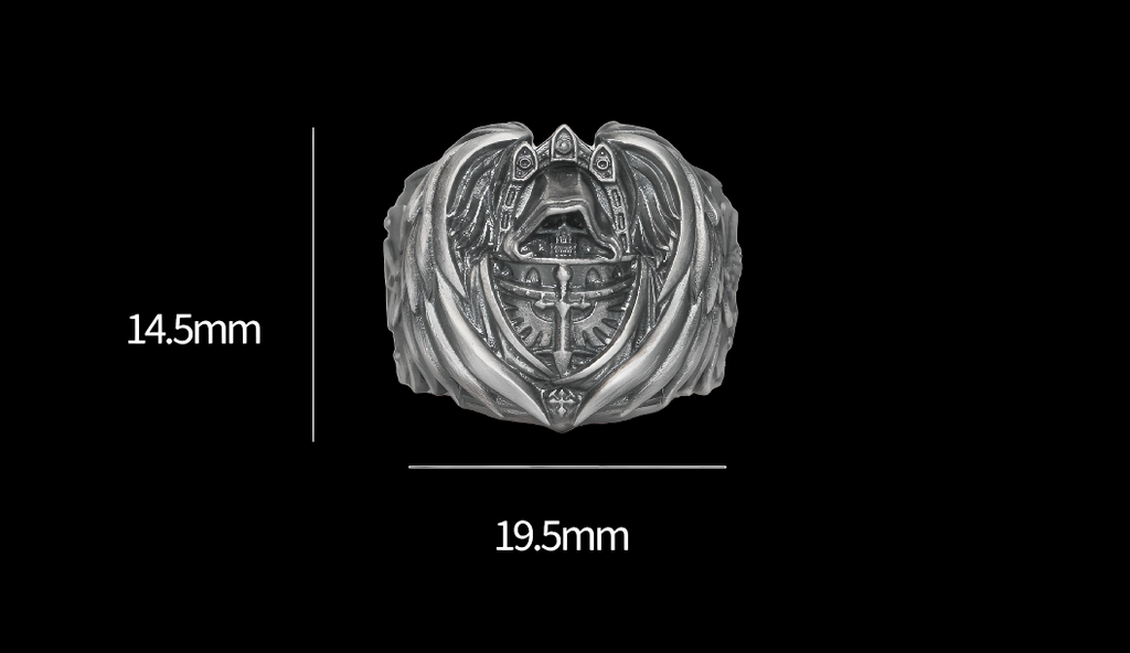 Dark Angels Ring - Warhammer 40K Inspired