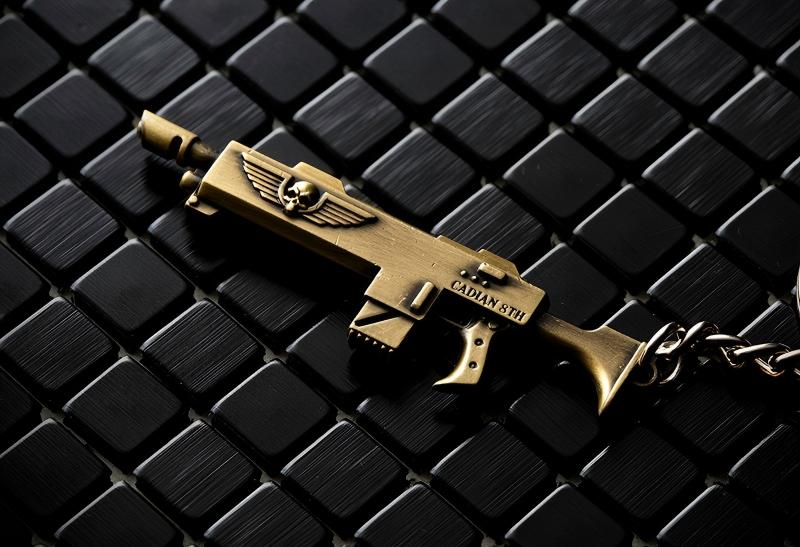 Laser Gun Keychain - Warhammer 40K Inspired