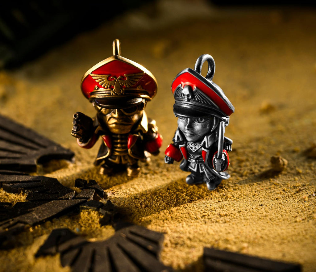 Pocket Commissar – Warhammer 40K Inspired Miniature Charm