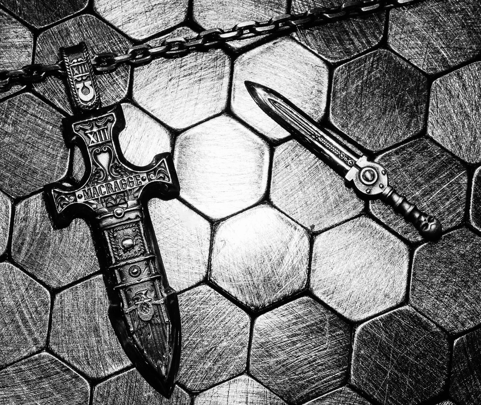 Roboute Guilliman Gladius Incandor Pendant by Starforged - Warhammer 40K Inspired