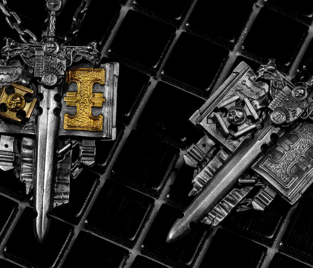 Grey Knights Codex Pendant - Warhammer 40K Inspired